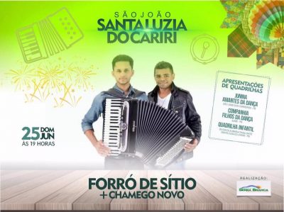 Forró de Sítio e Chamego Novo animam o São João de Santa Luzia do Cariri