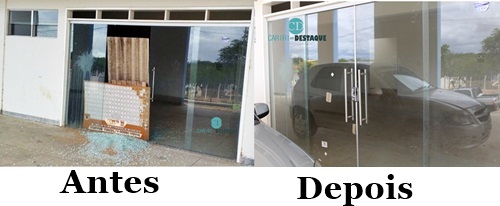 EXCLUSIVO: Após matéria do Cariri em Destaque, porta quebrada de UPA 24 é substituída