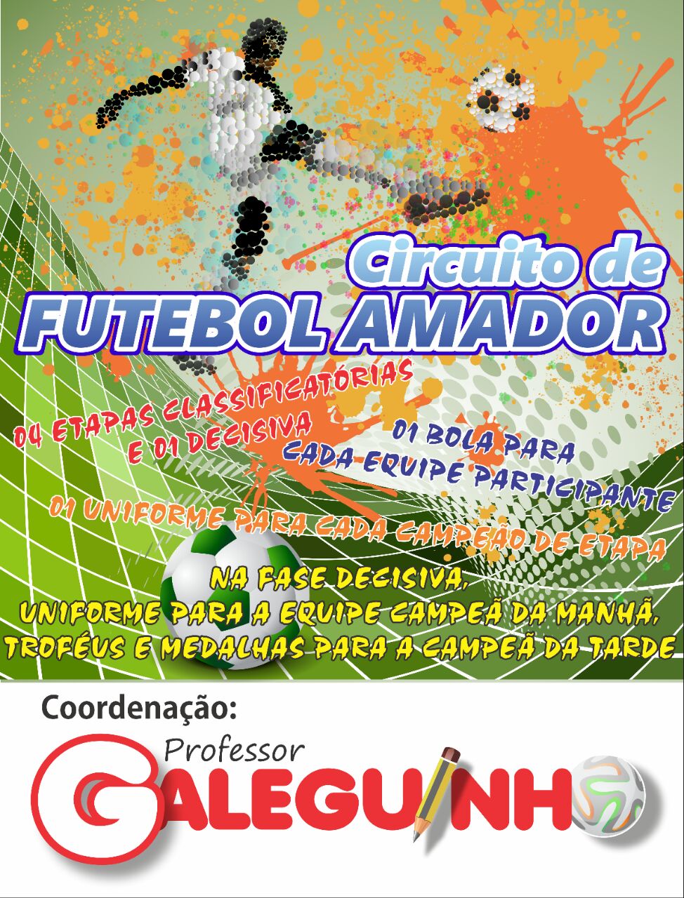 Amanhã começa o Circuito de Futebol Amador de Serra Branca                