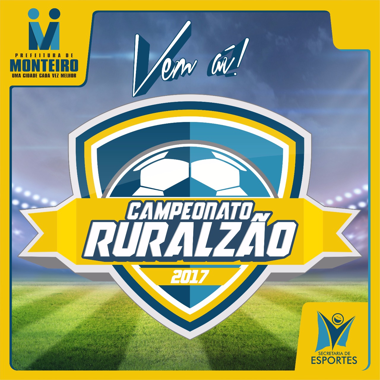 Secretário de Esportes confirma início do Campeonato Rural de Monteiro para o próximo domingo