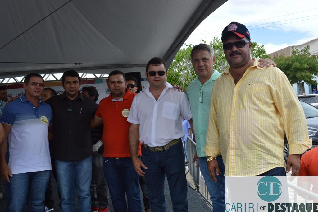 Comitiva de Sumé acompanha vinda do governador durante inaugurações no Cariri