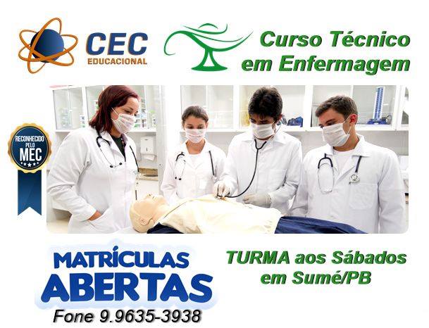 PREFEITURA DE SUMÉ E CEC IRÃO SORTEAR NOVAS BOLSAS DE ESTUDOS PARA CURSO TÉCNICO