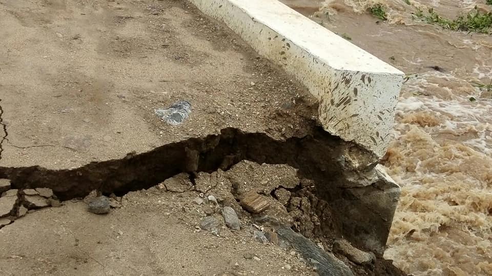 URGENTE: Ponte de estrada se rompe em Camalaú