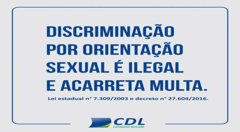 Justiça desobriga afixação de cartaz sobre discriminação sexual