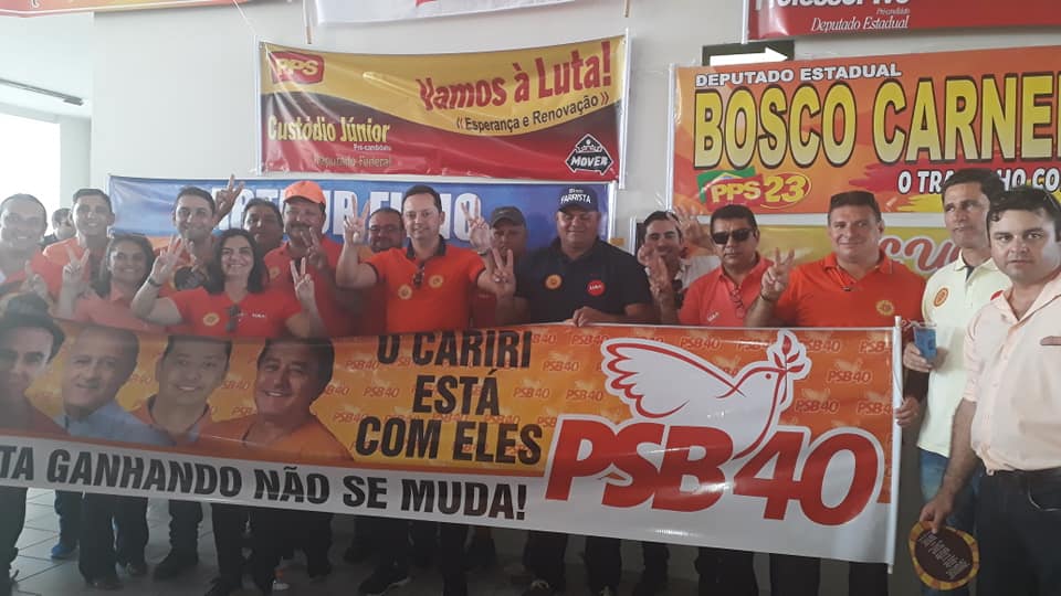 Éden Duarte e demais lideranças de Sumé participam da Convenção do PSB e reafirmam apoio a João Azevedo