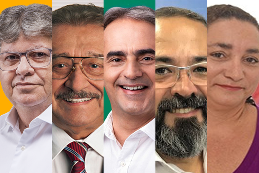 Veritá: João Azevedo tem 35,5% das intenções de voto e Lucélio e Maranhão têm empate técnico