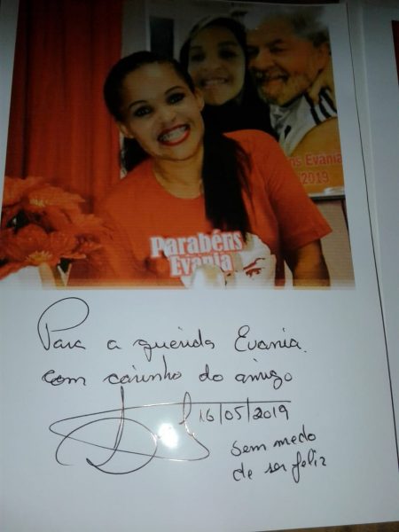 Lula responde a caririzeira que realizou festa de aniversário em sua homenagem