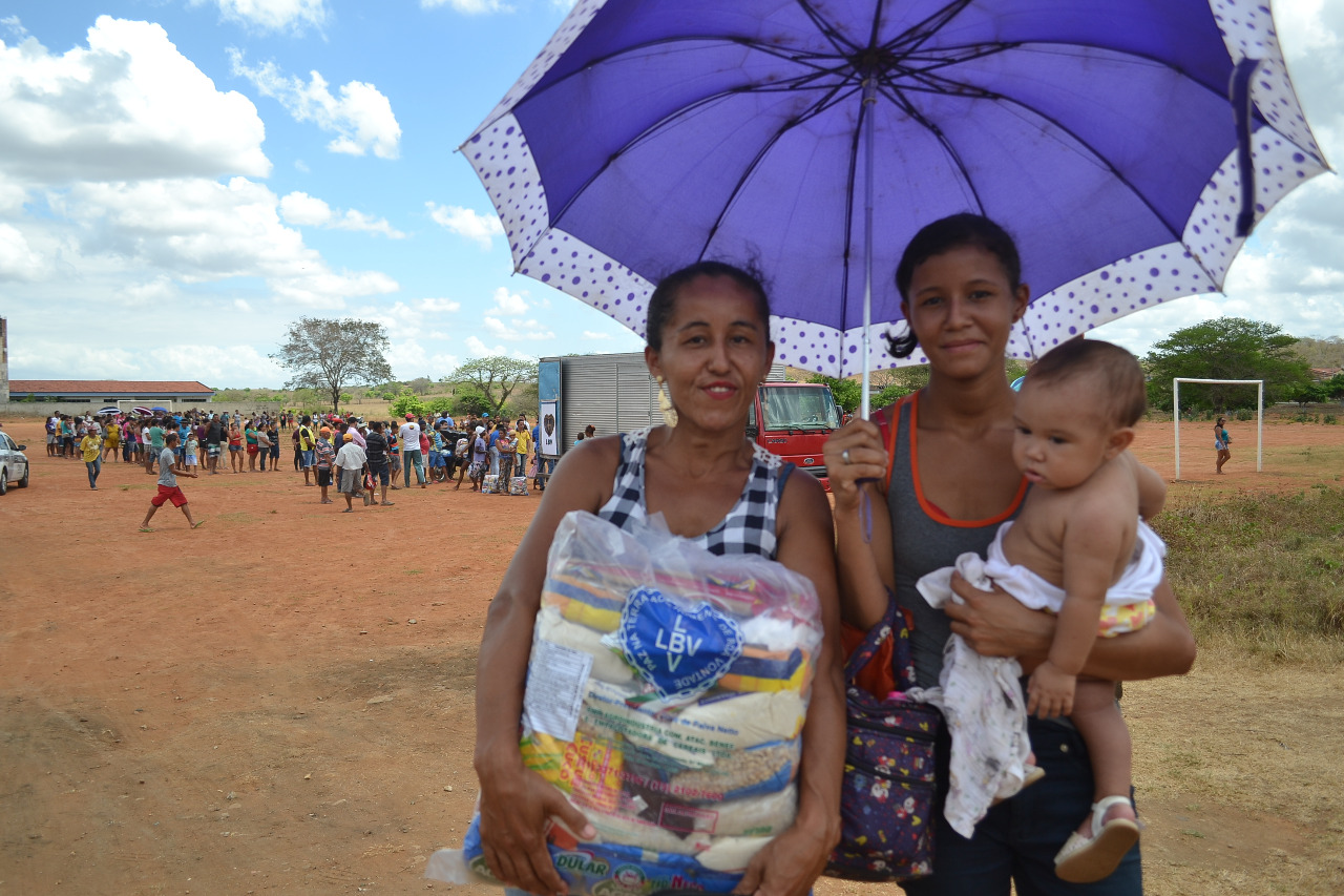 Campanha da LBV convida sociedade a contribuir com famílias em situação de pobreza