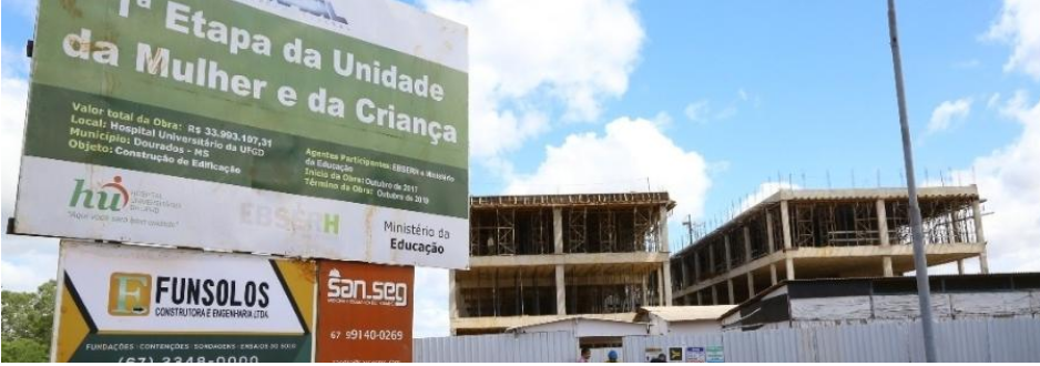 MEC corta verba de obras de hospitais que servirão a 2,7 milhões de pessoas