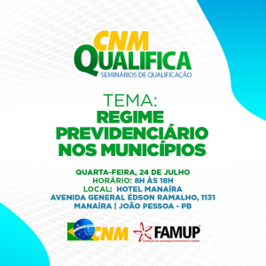 Famup e CNM realizam capacitação sobre regime previdenciário nos municípios