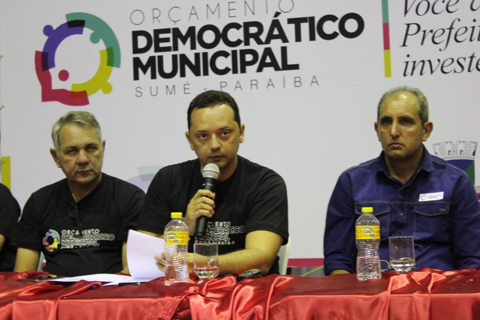 Prefeito Éden Duarte realiza primeira plenária do Orçamento Democrático em Sumé