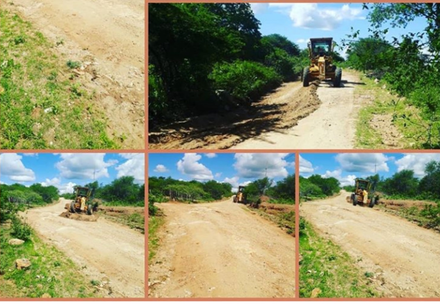Estradas são recuperadas através da parceria entre Secretarias Municipais