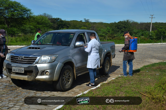 Secretaria de Saúde de Amparo instala barreira sanitária na entrada do município