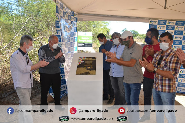 Prefeitura de Amparo fez entrega Passagem Molhada na comunidade Cacimba de Baixo