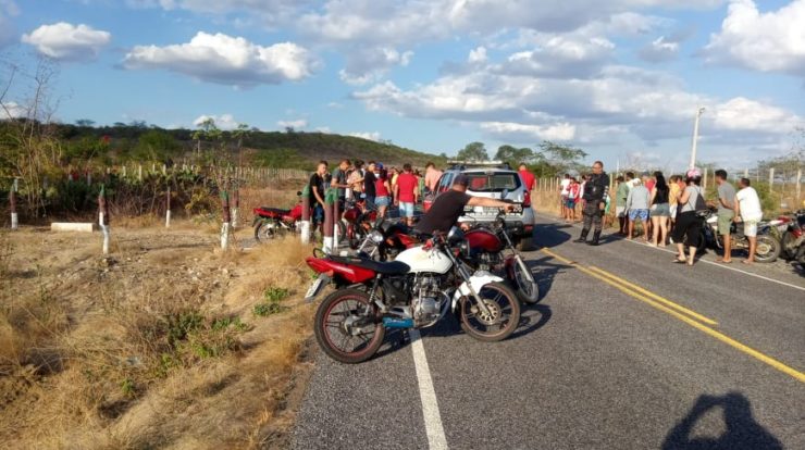 Motoqueiro morre ao colidir com carro, entre São Domingos do Cariri e Caraúbas