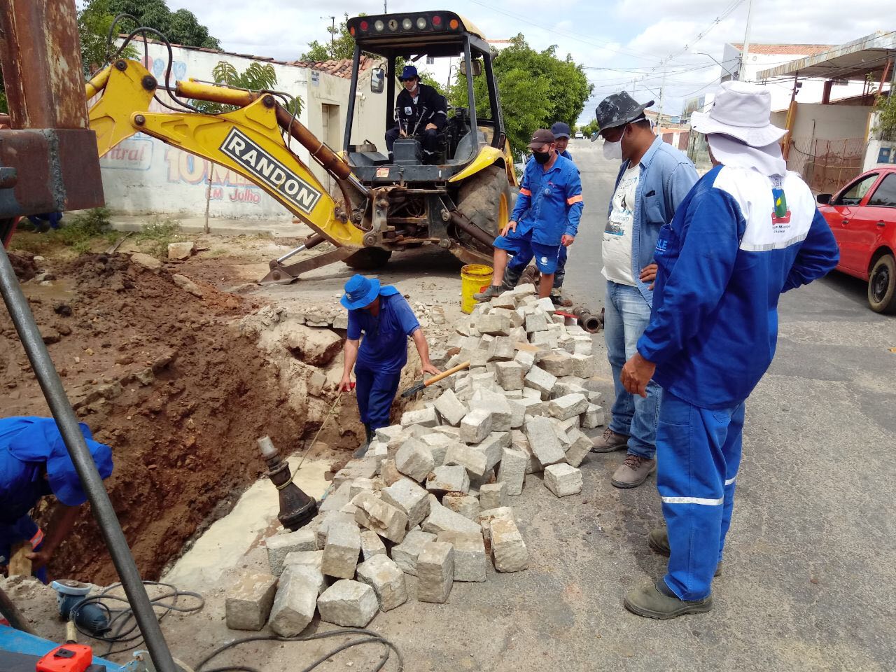 Cagepa atende solicitação do prefeito Éden Duarte e realiza extensão de rede de água