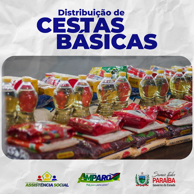 Prefeitura de Amparo realiza entrega de cestas básicas a beneficiários do Bolsa Família