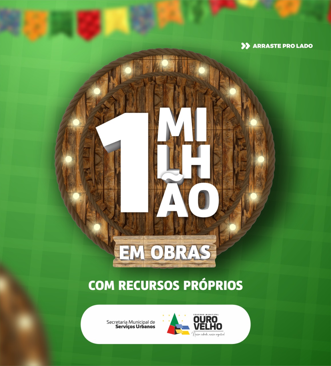 Ouro Velho: Prefeito Augusto Valadares lança pacote de obras que somam 1 milhão de reais