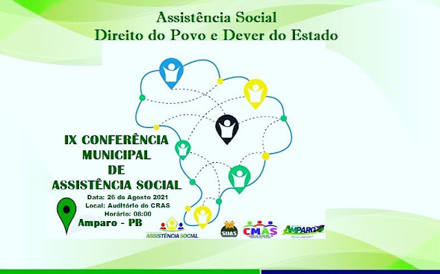 Secretaria de Assistência Social de Amparo realizará a IX Conferência Municipal de Assistência Social