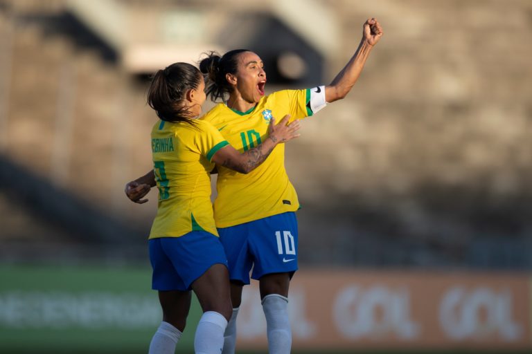 Seleção Brasileira feminina goleia a Argentina no segundo amistoso entre os países na Paraíba