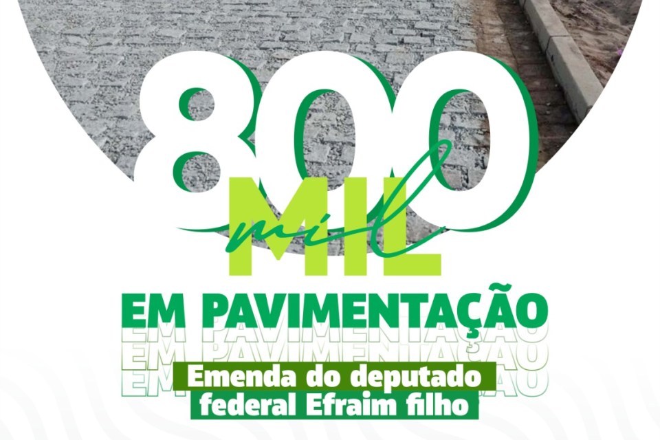 Prefeito de Ouro Velho anuncia pavimentação de oito ruas no município