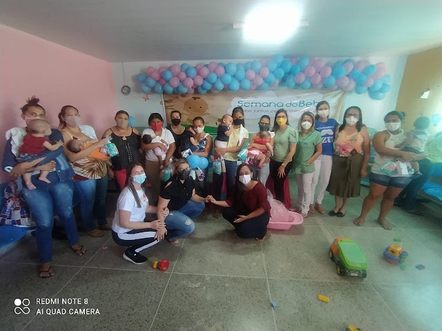 Prefeitura de Amparo realizou evento em alusão a semana do Bebê