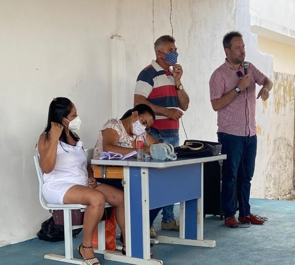 Vereador Cristóvão Júnior participa de reunião em Associação na zona rural de Sumé