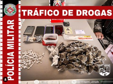 Polícia Militar prende mulher por tráfico de drogas em Monteiro 