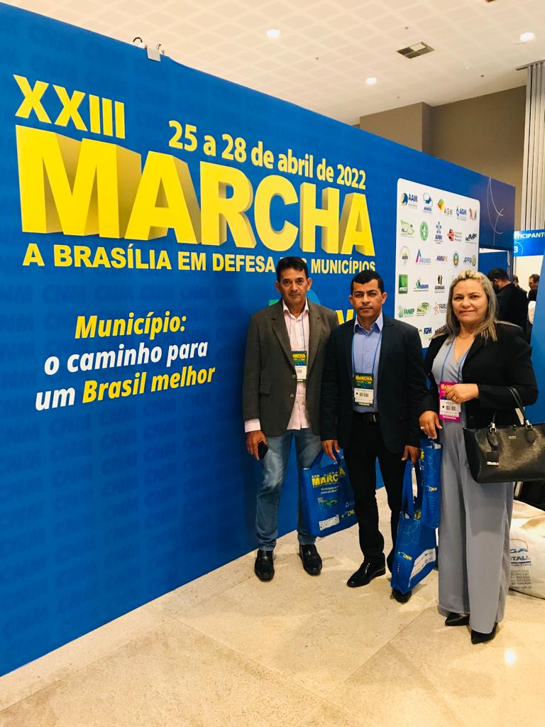 Vereadores de Amparo já estão em Brasília para participar da XXI Marcha dos Legislativos Municipais 