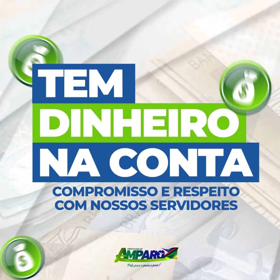 Prefeitura de Amparo efetua pagamento dos servidores municipais