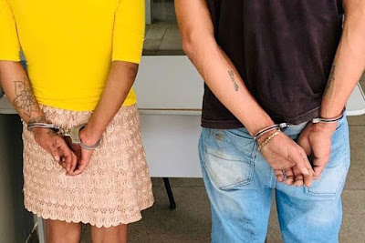 Casal é preso por tentativa de homicídio por esfaquear vítima após cobrança de dívida