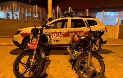 Polícia apreende duas motocicletas com sinais de adulteração durante operação Paradigma, na Paraíba