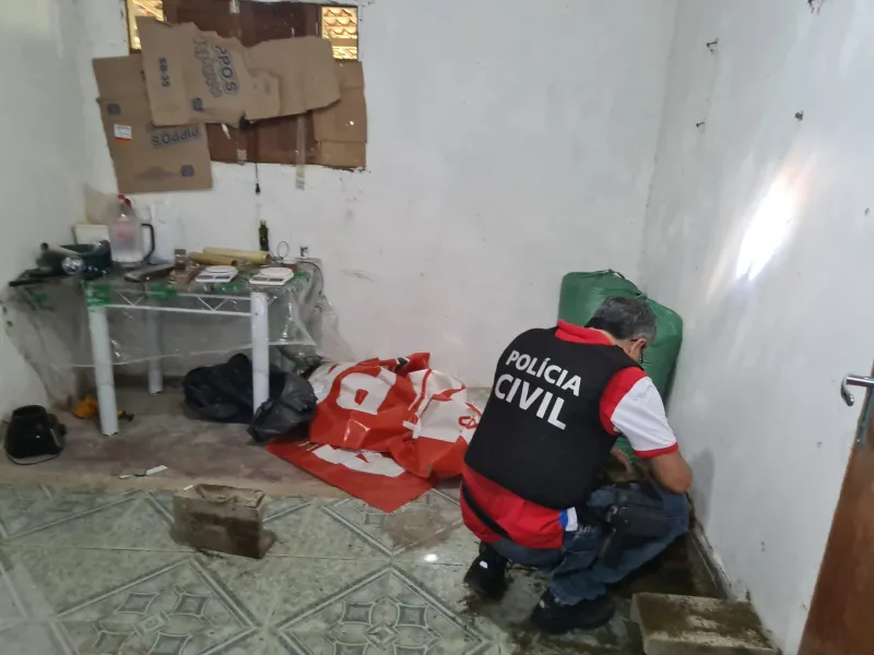 Polícia Civil apreende quase 100kg de maconha na zona rural de Queimadas