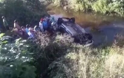 Quatro pessoas morrem em grave acidente de carro em rodovia, próximo a cidade de Catingueira