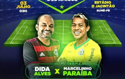 Vereador Dida Alves promove jogo solidário com Marcelinho Paraíba em Sumé