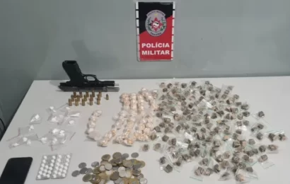 Polícia prende dupla suspeita de tráfico de drogas em Santa Rita
