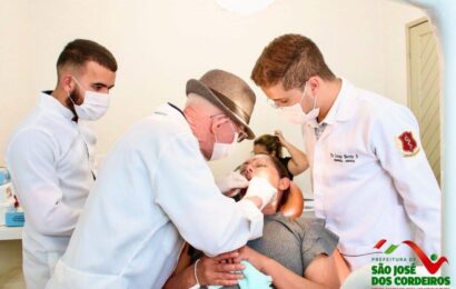 Prefeitura de São José dos Cordeiros realiza entrega de 70 próteses dentárias e prefeito destaca ação