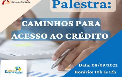 Sala do Empreendedor de Sumé oferece palestra sobre acesso ao crédito