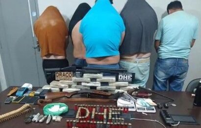 Polícia Civil prende suspeitos de tráfico de drogas e apreende drogas e armas no Sertão da Paraíba