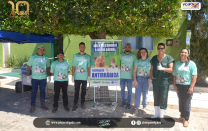 Prefeitura de Amparo realizou dia D de Vacinação contra Raiva Animal