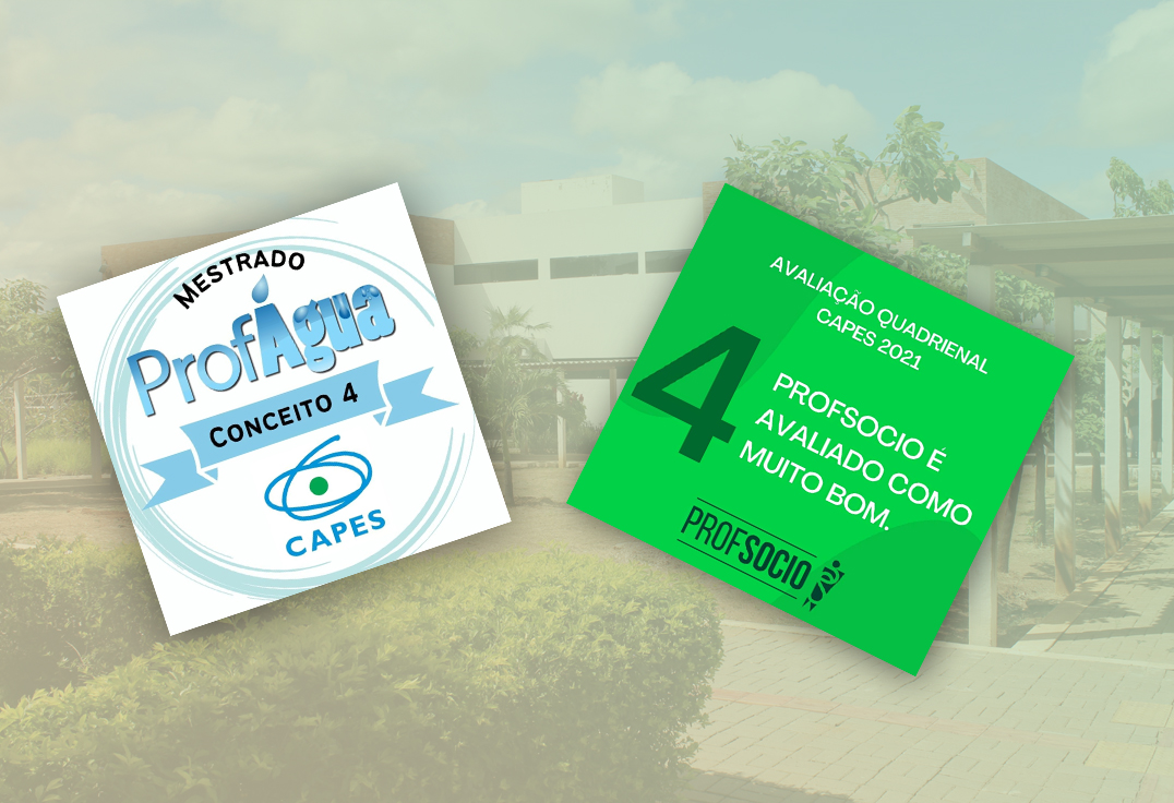 Mestrados ProfÁgua e ProfSocio recebem conceito 4 na avaliação quadrienal Capes 2021