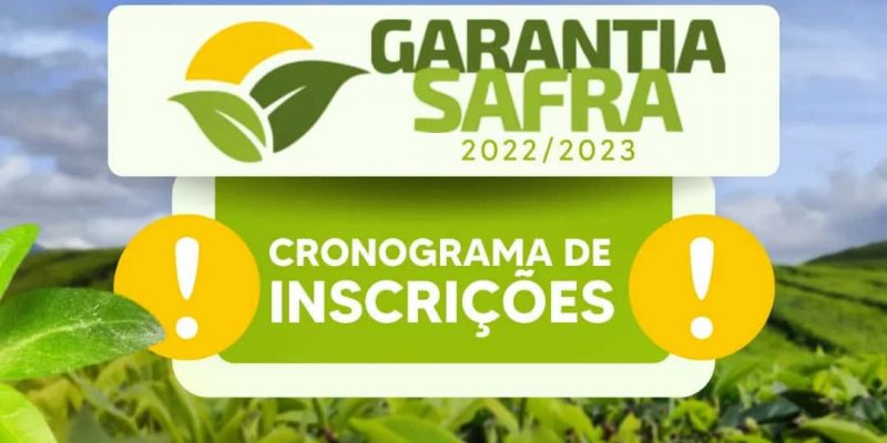 Em Prata: Saiba onde você pode fazer a inscrição do Garantia-Safra