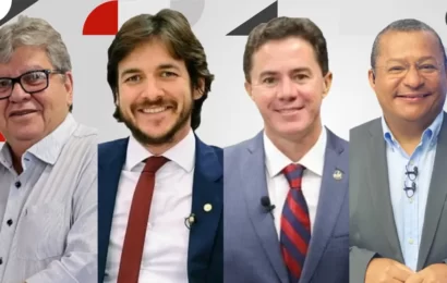 Ipec na Paraíba, votos válidos: João, 39%; Pedro, 22%; e Veneziano, 22%
