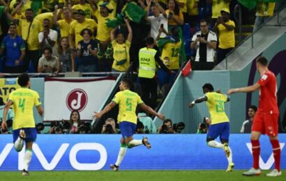 Brasil vence Suíça por 1 x 0 e garante classificação para as oitavas de final da Copa do Mundo