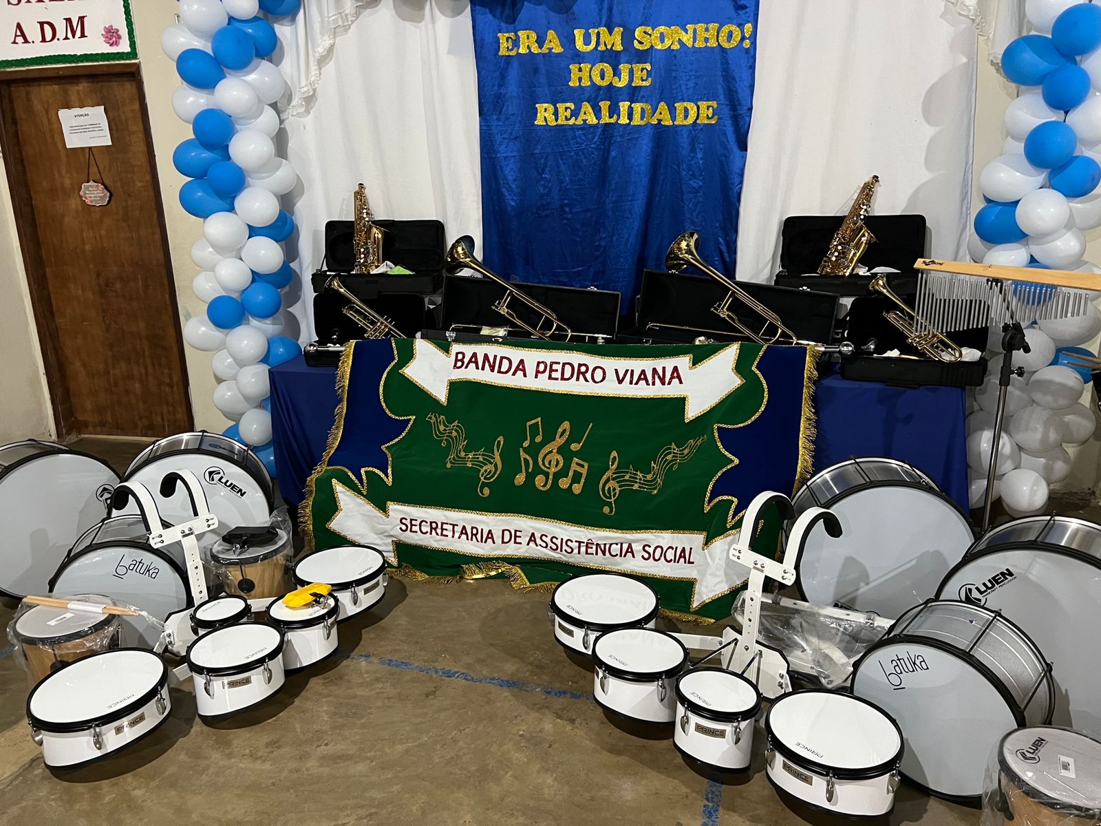 Prefeitura de Ouro Velho entrega novos instrumentos para a Filarmônica e Fanfarra Pedro Viana