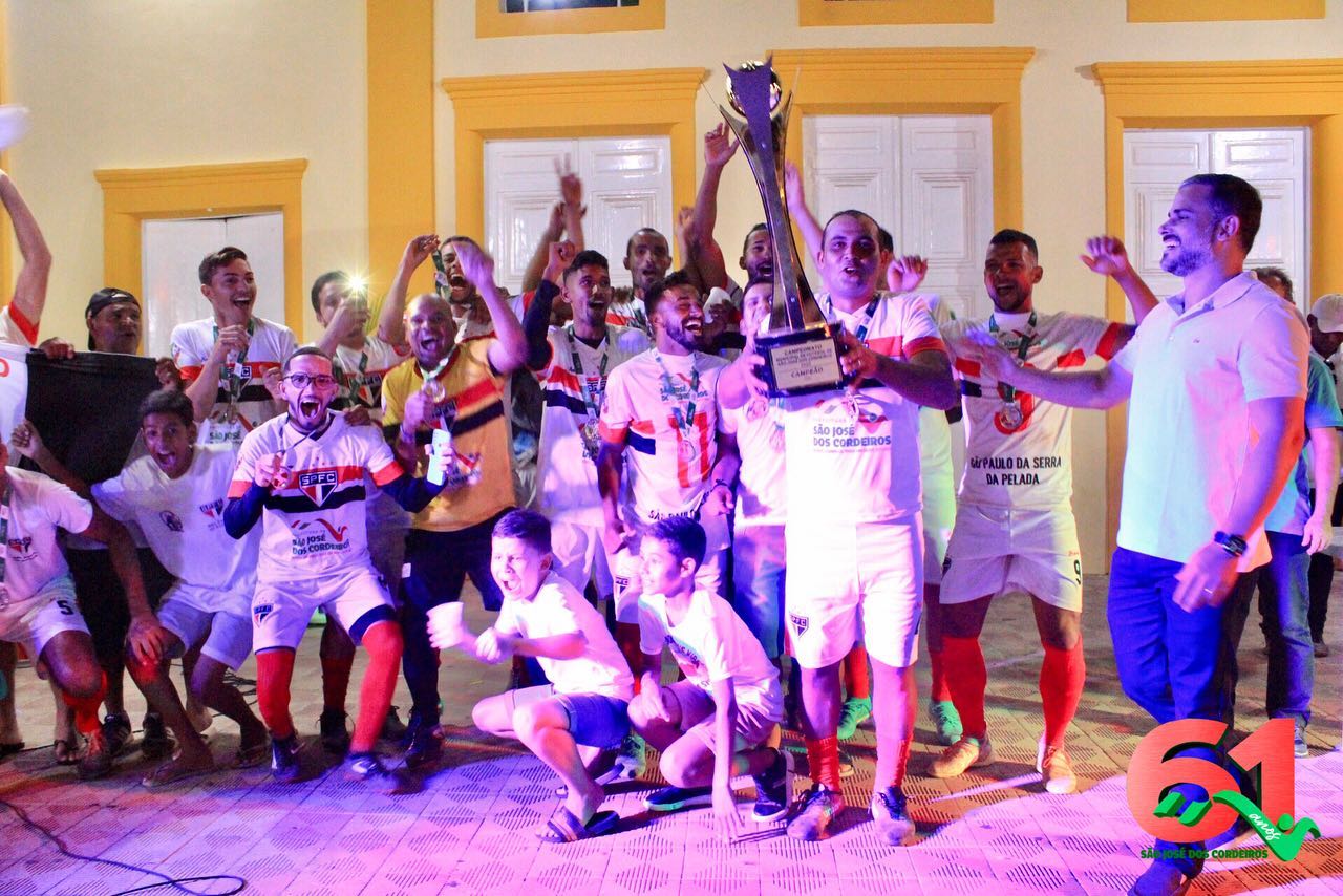 São Paulo da Pelada é o campeão do Campeonato de Futebol de São José dos Cordeiros