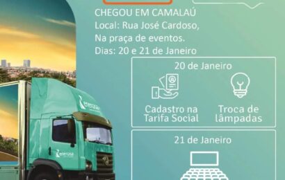 Camalaú é contemplado com programa ‘Nossa Energia’ com a ofertas e serviços e apoio à população