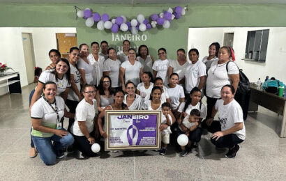 Assistência Social de Amparo realizou palestra com as mulheres do Grupo da Zumba sobre a importância de cuidar da saúde mental