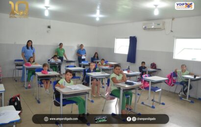 Alunos das séries iniciais da Rede Municipal de Ensino de Amparo participaram da Avaliação Diagnóstica Inicial do Integra Educação PB