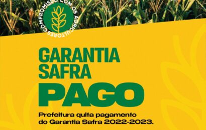Prefeitura de Ouro Velho paga aporte financeiro do Garantia-Safra 2022/2023